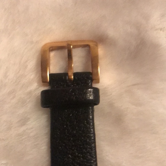 KATE SPADE ladies black leather watch - Picture 6 of 7